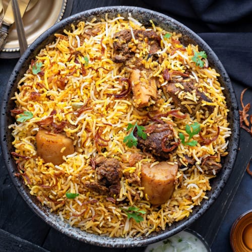 Bone-In-Goat Biryani